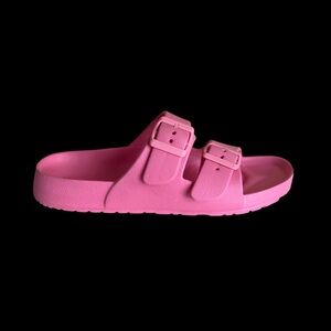 Aquatherm Slide Sandals Woman 10 Pink 2 Strap